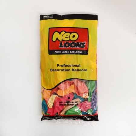 Shar Latex 10 ", Makarun, set of 100 pcs., Mix colors-1