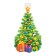 Poster "Christmas tree" New Year "bilateral, 60 x 40 cm