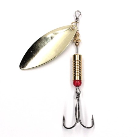 Spinning spinning namazu alleria, 14 g, color 02 brass