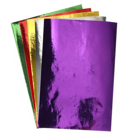 Color self -adhesive A4, 10 sheets, 10 colors (5 ordinary + 5 mirror), 80 g/m2-2