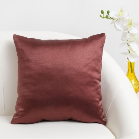 Decorative pillow "Etel" 40 × 40 cm Damascus Chocolate Solid, 100% p/e