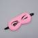 Mask for sleep "Kokket", 19 × 8.5 cm, elastic band is single, pink color