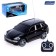The machine is on the radio control, works on batteries, the color is black