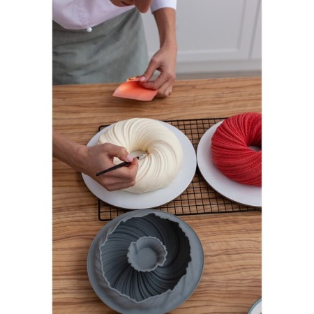 Form for mousse desserts and baking "Whirlwind", 20 × 7 cm, color mix-8