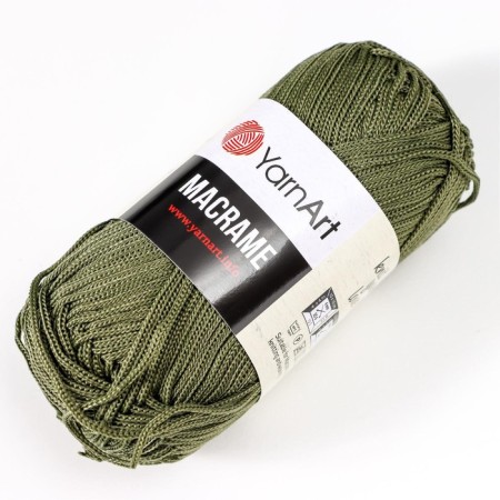 Yarn "Macrame Macrama" 100% polyester 130m/90g (164 swamp)-1