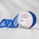 Decorative tape, nylon/satin, 40 mm, 18 ± 1 m, blue color