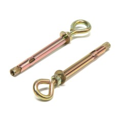 Anchor bolt of scrap, with a ring, galvanized, 8x80 mm, 50 pcs