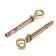 Anchor bolt of scrap, with a ring, galvanized, 8x80 mm, 50 pcs