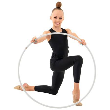 Broke for rhythmic gymnastics Grace dance, professional, d = 75 cm, white color-5