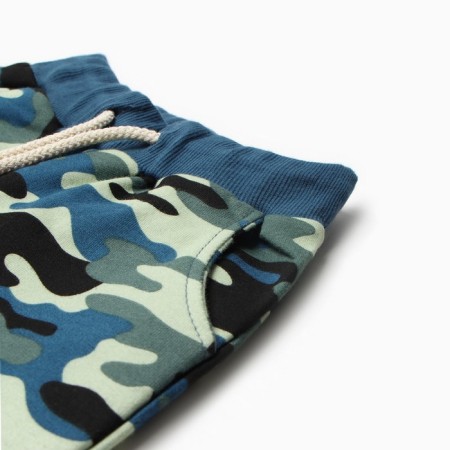 Pants for a boy, indigo color, height 116 cm-1