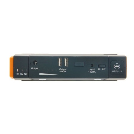External universal battery, 13800 mAh, 2xUSB 5V 2A, 12V/16V/19V, lantern, launch of DIC-1