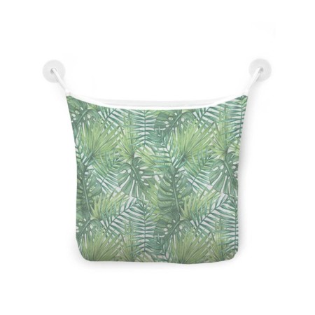 Organizer in a bath on suction cups “Tropical Leaves”, for storing toys and trifles, size 33x39 cm-2