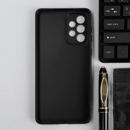 Ibox Case cover for Samsung Galaxy A73, silicone, camera protection, black-1