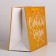 Laminated horizontal “Golden” laminate, MS 23 x 18 x 10 cm, New Year