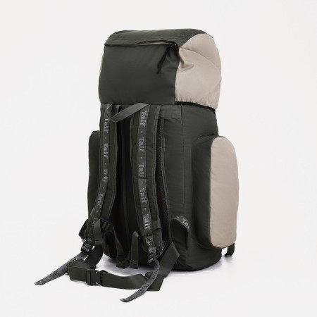 Tourist backpack on the valve, TAIF, 60 l, 2 outer pockets, olive color-1