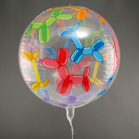 Polymer ball 22 "Happy Birthday"-2