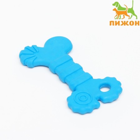 Chewing toy "curls", tpr, 10 cm, blue