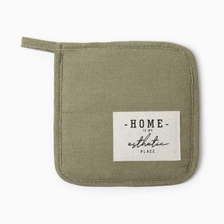 Ethel's Take "Home", green color, 16x16 cm, 50%HL, 50%flax-1