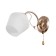 Bra "Ariel" 1x40W E27 White-gold 18x15x18 cm.