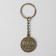 Key keychain, metal, talisman "Olga" Latun, 3 x 3.5 x 2.5 cm