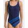 Women's swimsuit for the ATEMI SWAE 03C basin, dark blue color, size 42