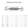 Talter hook-trick Tundra Krep, Din1480, M16, galvanized, 1 pc.