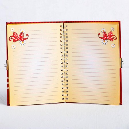 Note book A5 on the lock "My dreams", 50 sheets, Minnie Mouse-4
