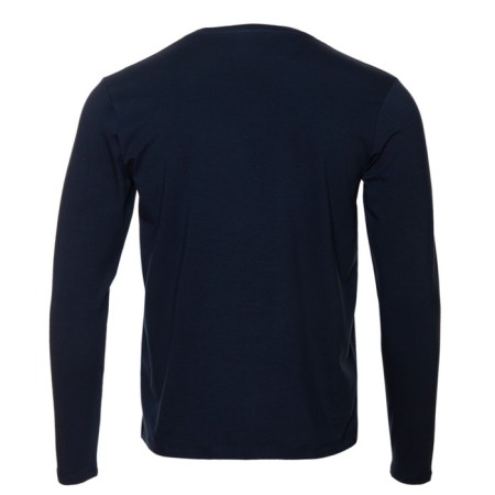 Male T-shirt, size 46, dark blue color-1