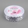 Satsis tape "Pattern", 25 mm × 23 ± 1 m, Black/White Color No. 001