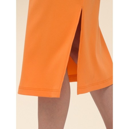 Female dress, size 50, orange color-8