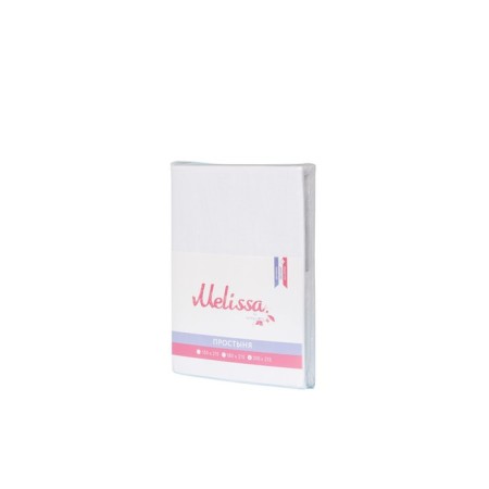 Euro Melissa sheet, size 200x215 cm, white color-4