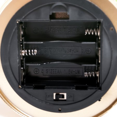 Night "Romb" LED from batteries 3haa gold 10.5x10.5x15.5 cm Risalux-6