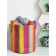Textile bag “Strict rainbow”, for storing things and toys, size 33x37 cm, 26.5 liters