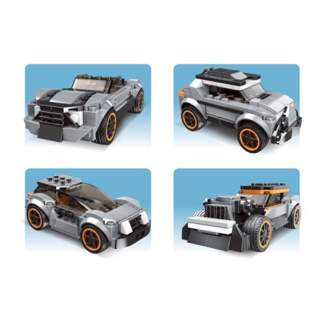 Block designer "Cabriolet", 20 assembly options, 233 details-6
