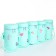 Bag's bag with lightning, stickers mix, turquoise color