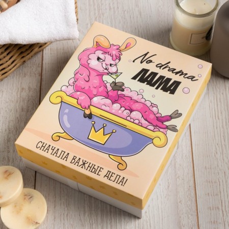 Set of terry napkins "Lama" 30x30 cm -5pcs, 100% HL, 340g/m2-3