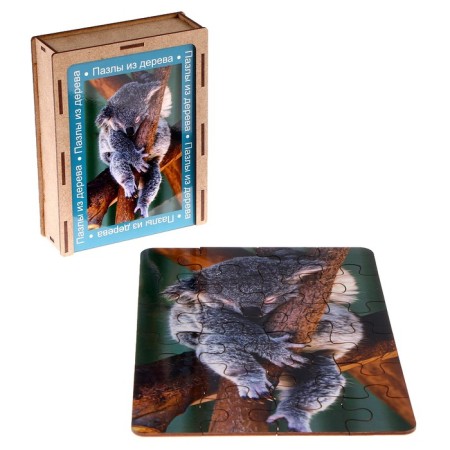 Puzzle series Fantasy "Koala", 24 details, size - 28 × 18.5 cm