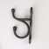Decorative cast iron hook "Ball tip" 15x7x27.6 cm