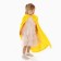 Carnival cloak for children, plush yellow, length 85 cm