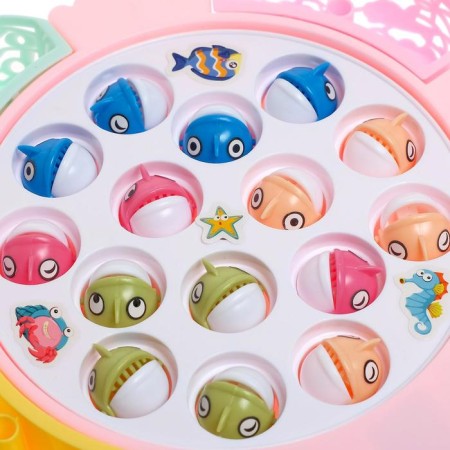 Fishing "Little Fish" 15 fish, 4 fishing rods, mix-1