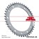 The rear star, driven JTR1340 steel, chain 530, 43 teeth