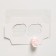 Capcake box, confectionery packaging, 2 cells “only for you”, 16 x 8 x 10 cm