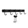 Cappio CVP004 hanger, metal, five -rose, black color