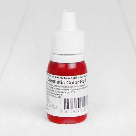 Cosmetic pigment Red Cosmetic Color, Red, 10 ml-1