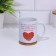 Sublimation mug "beloved mom" live dear, with application