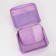 Cosmetic bag 2 parts with lightning, lilac color