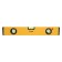 Aluminum tundra level, 3 eye (1 turning eye), 400 mm