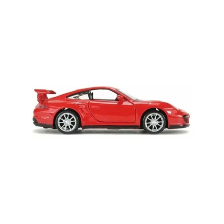 Machine BBURAGO Porsche 911 GT2, Die-Cast, 1:32, Red color-3