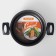 Consul, 1.5 l, D = 20 cm, glass cover, plastic handles, anti-stick coating, black color, black