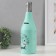 Pig a piggy bank Ceramics "Channel Bottle" Mint 9.5x9.5x30 cm